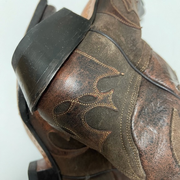 Mexican handmade leather boots Size 8 - Picture 5 of 16